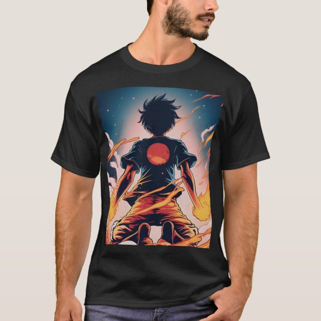 T-shirt Camiseta personalizada, Luffy! One Piece  (Devant)