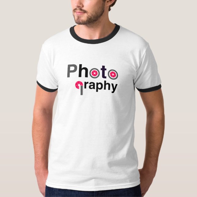 T-shirt Camiseta Photography (Devant)