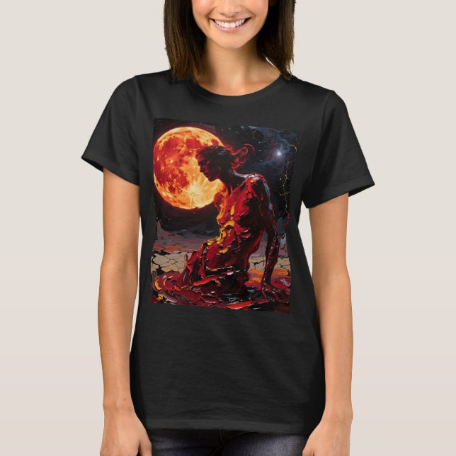 T-shirt camiseta / playera – “Luna de Sangre” (Devant)