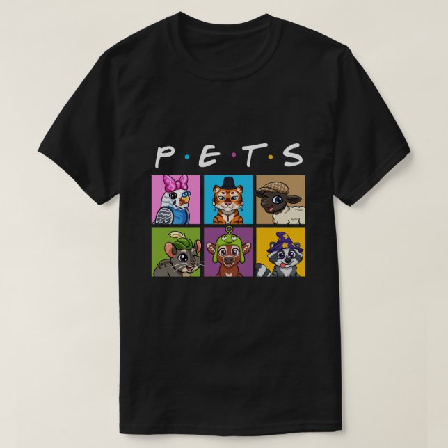 T-shirt Camiseta PSF | Pets (Design devant)
