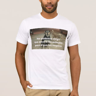 T-shirt Camiseta respeto a los animales