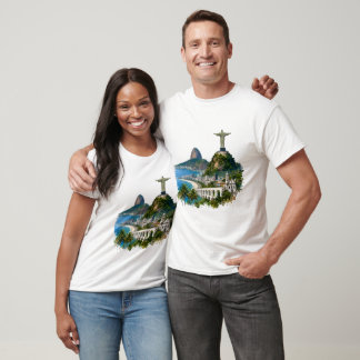 T-shirt Camiseta Rio de Janeiro Cartão Postal