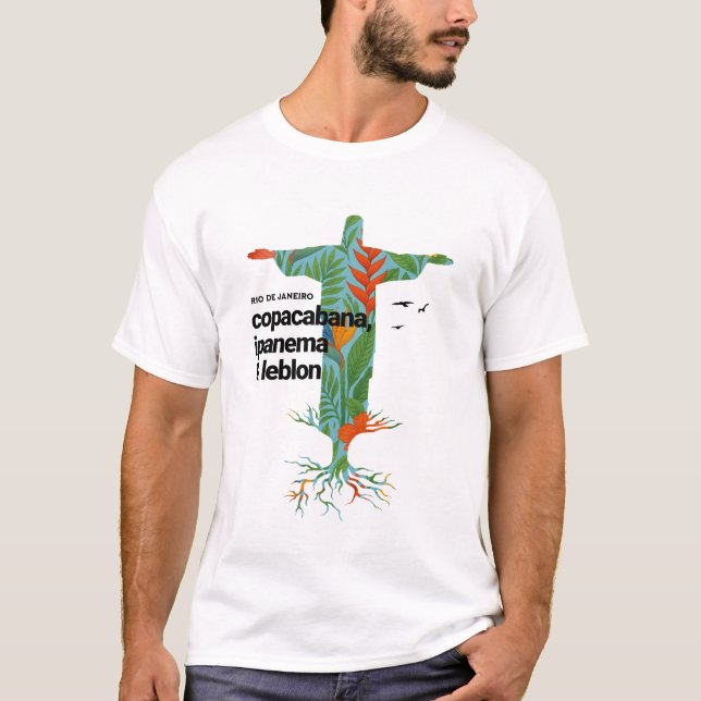 T-shirt Camiseta Rio de Janeiro - Cristo Redentor (Devant)