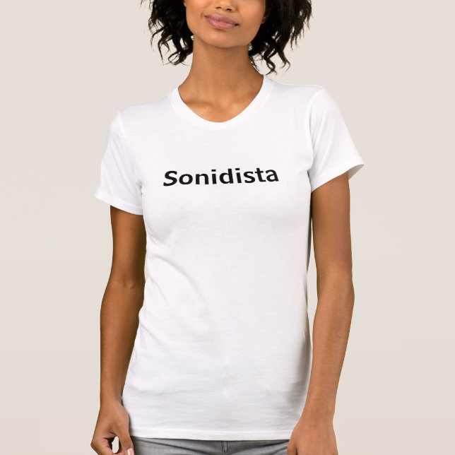 T-shirt Camiseta Sonidista (Devant)