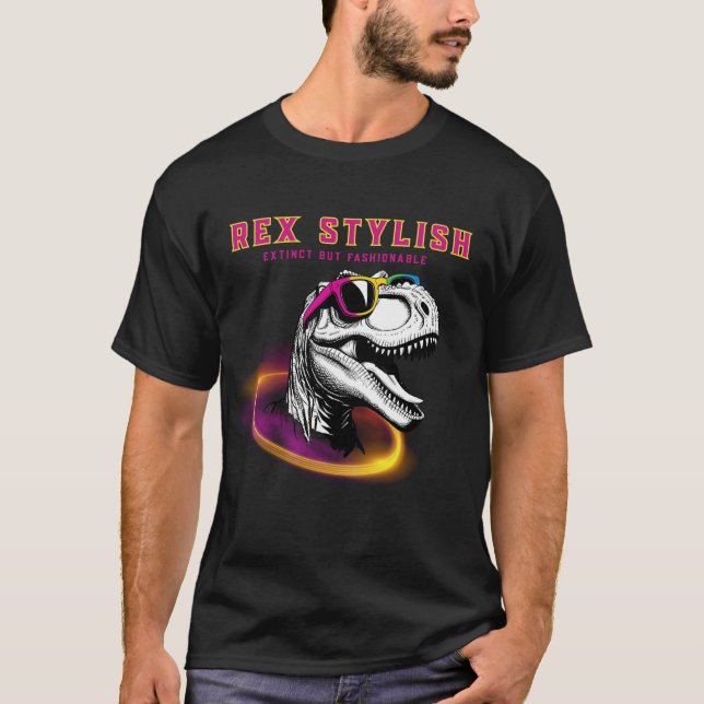 T-shirt Camiseta T-Rex Fashion (Devant)