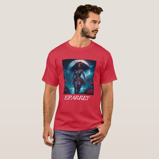 T-shirt Camiseta UMBANDA IANSÃ - EPARREI GUERREIRA (Devant entier)