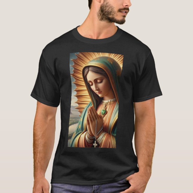 T-shirt Camiseta Virgen Del Rosario (Devant)