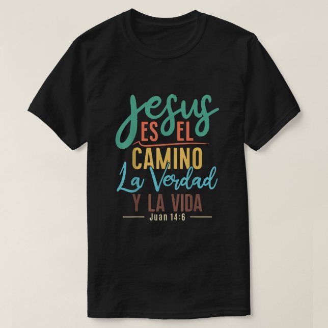 T-shirt Camisetas Cristianas en espanol Con Frases Bibliqu (Design devant)