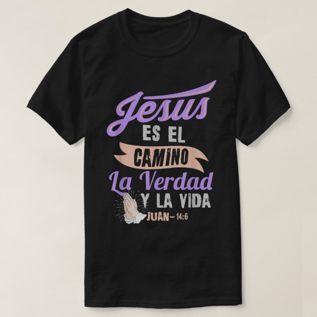 T-shirt Camisetas Cristianas para mujeres Christian Spanis (Design devant)