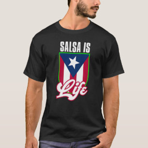 T-shirt Camisetas De Salsa Mujer Salsa De Porto Rico Bori