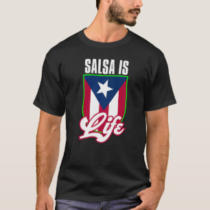 T-shirt Camisetas De Salsa Mujer Salsa De Porto Rico Bori