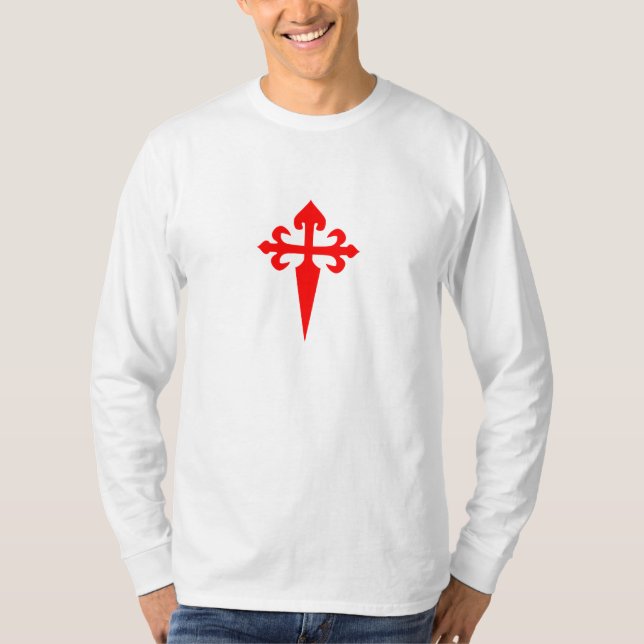 T-shirt Camisia Catholica Militariae Crucis S. Jacob (Devant)