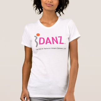 T-shirt camisole blanche de logo d'iDANZ adaptée