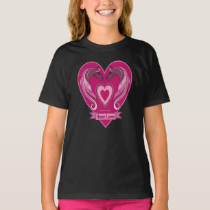 T-shirt Camisole de dames de coeur d'amant de cheval