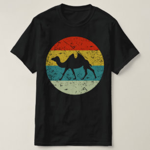 T-shirt cammel rétro silhouette vintage les années 70