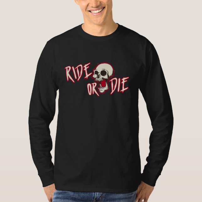 T-shirt Camo Arts Co ride or die (Devant)