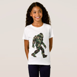 T-Shirt Camo Bigfoot Sasquatch