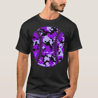 T-shirt Camo Camouflage violet cool Softba