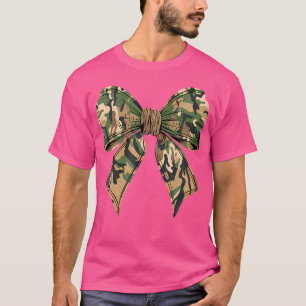 T-shirt Camo Coquette Chasse Bow Camouflage Vieux Chasseur
