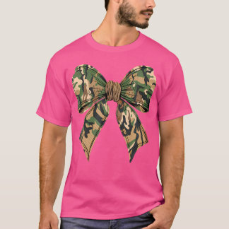 T-shirt Camo Coquette Chasse Bow Camouflage Vieux Chasseur