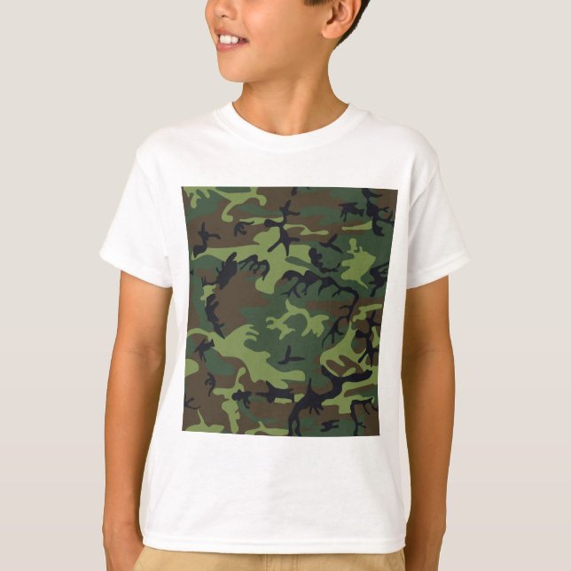 T-shirt Camo de forêt (Devant)