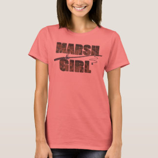 T-shirt camo fille marsh