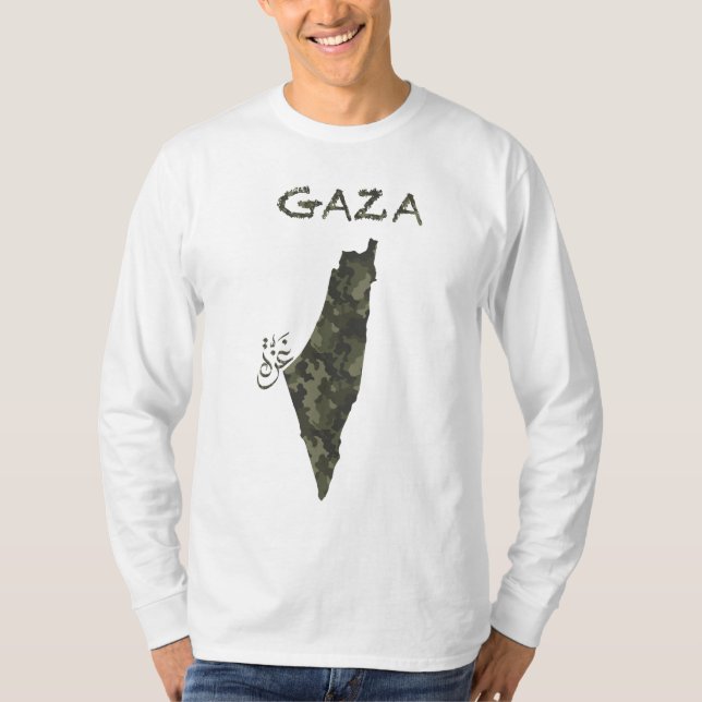T-shirt Camo Free Palestine (Devant)