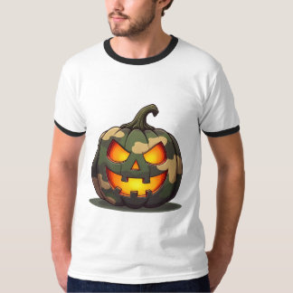 T-shirt Camo Jack-o'-lantern Vétérinaire Halloween Hommes