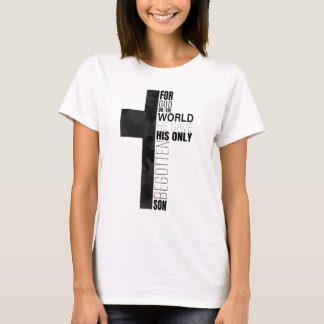 T-shirt Camo noir Christian John 316 Bible Verse Hommes ga