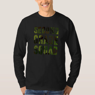 T-shirt Camo Prof de la Classe de Deuxième année Salut élè