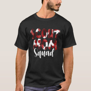 T-shirt Camo Scout Maman Squad Retour À L'École Enseignant