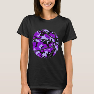 T-shirt Camo Sketll Violet - Sketll Camouflage Violet