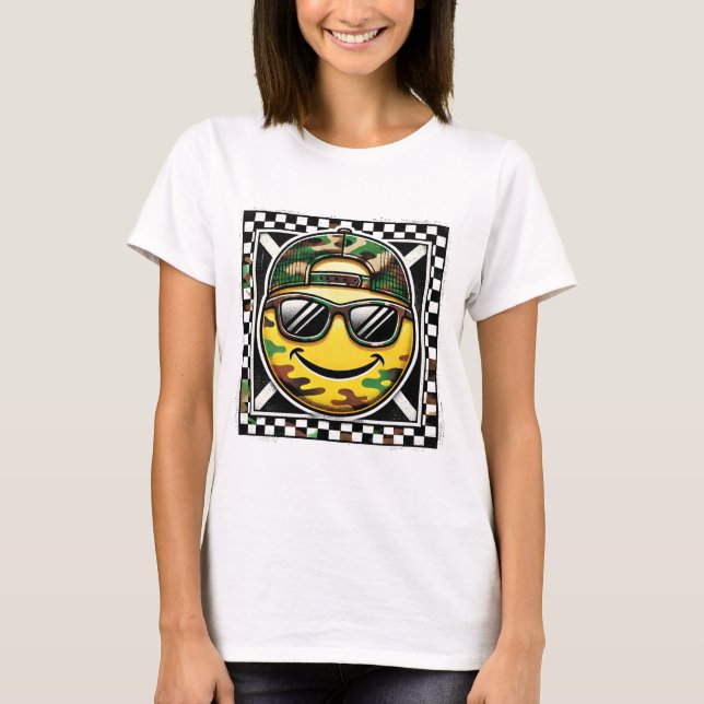 T-shirt Camo Smile png | Camo bow | Hunting bow | Hunting  (Devant)