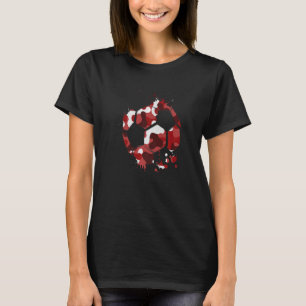 T-shirt Camo Soccer Graphisme Soccer Joueur Garçons Hommes