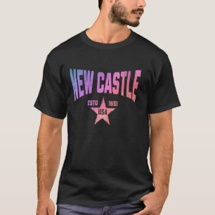 T-shirt Camo Souvenir USA Star Nouveau Château Delaware