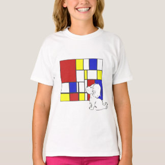 T-shirt Camomille Inspirée de Mondrian