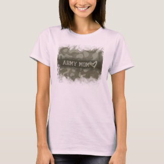 T-shirt Camouflage Armée Maman Coeur d'amour