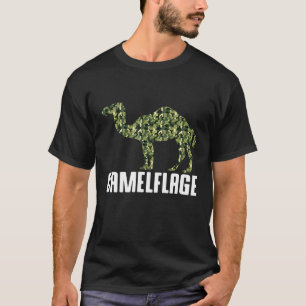 T-shirt Camouflage Camel Dromédal Camelflage Hump Day Cam