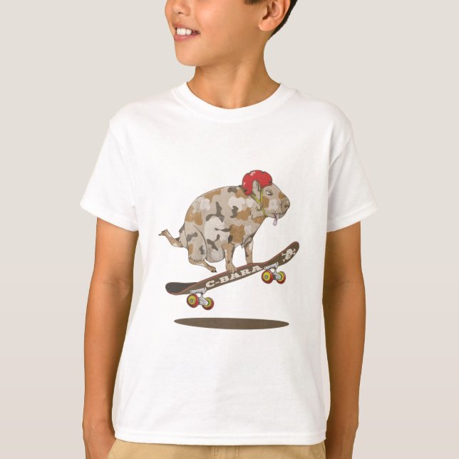 T-shirt Camouflage Capybara (Devant)