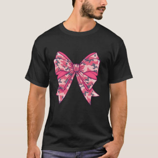 T-shirt Camouflage Coquette Bow Chasse au canard Chasse au