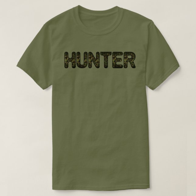 T-shirt Camouflage de chasseur  (Design devant)