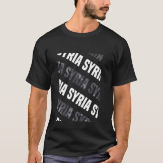 T-shirt Camouflage gris Motif de Camo Syrie
