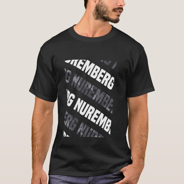 T-shirt Camouflage gris Motif de Nuremberg (Devant)