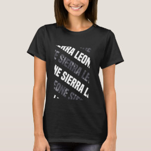 T-shirt Camouflage Motif de Camo Sierra Leone