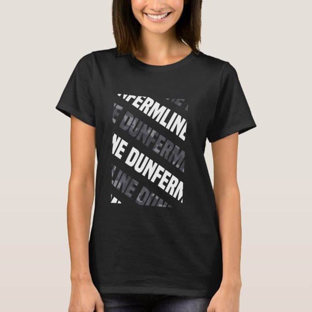 T-shirt Camouflage Motif de Dunfermline (Devant)