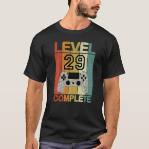 T-shirt Camouflage Retro Jeu Kontroller Niveau 29 Comple