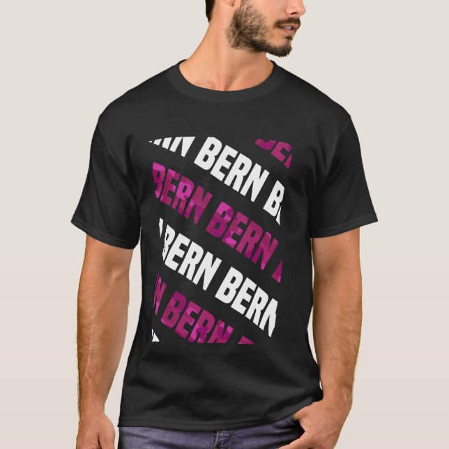 T-shirt Camouflage rose Motif de Berne Camo (Devant)