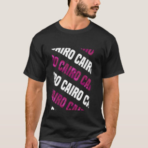 T-shirt Camouflage rose Motif du Caire