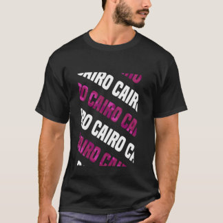 T-shirt Camouflage rose Motif du Caire