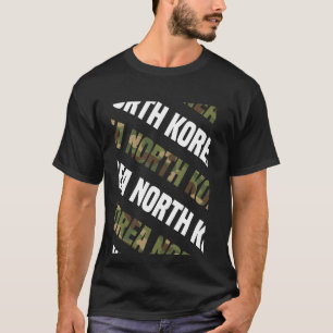 T-shirt Camouflage vert du Motif Camo de Corée du Nord